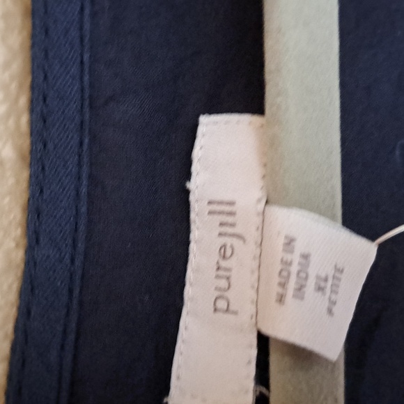 Pure Jill Dip Dyed Sleeveless Tie Tied Sundress Size Xl P - Picture 3 of 6